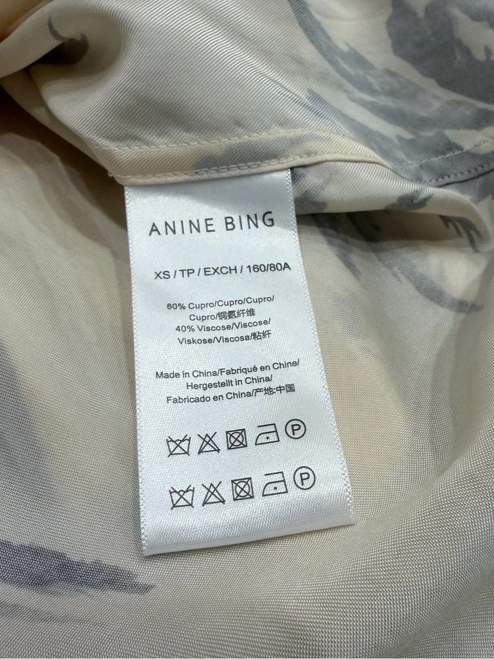 Annie Bing Oversized Short Sleeve Shirt - Cream/Black. Palms. Y2K. California.